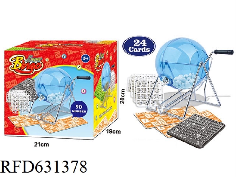 90-YARD 24-CARD MANUAL LOTTERY MACHINE