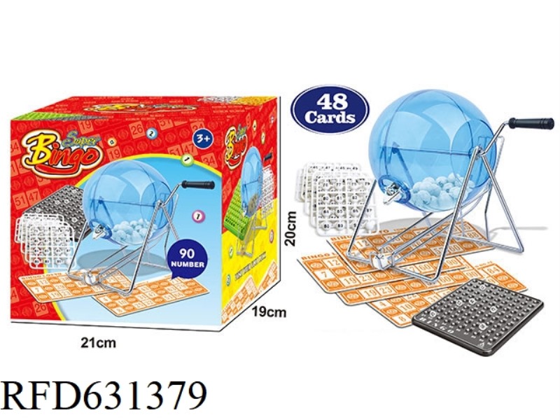 90-YARD 48-CARD MANUAL LOTTERY MACHINE