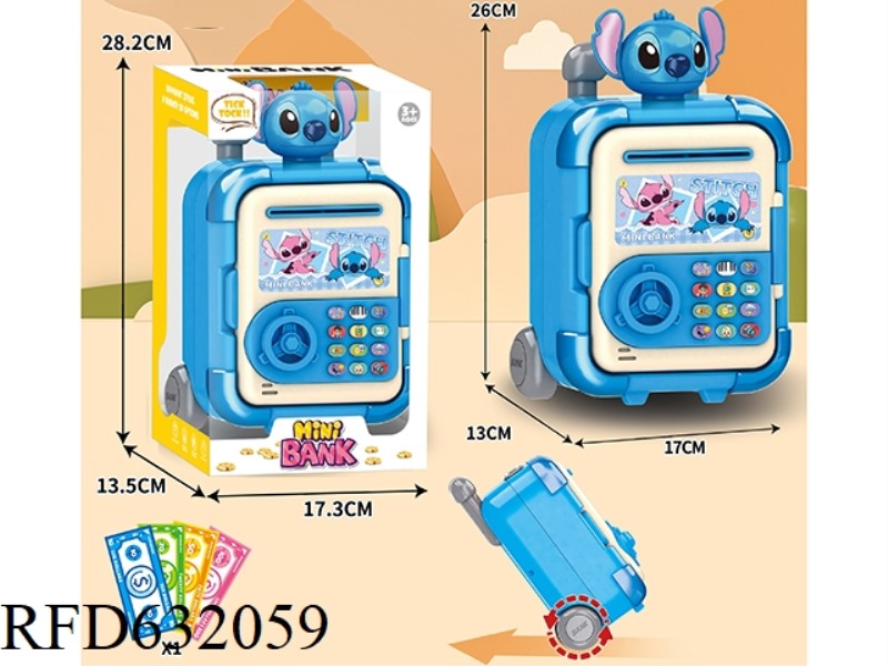TROLLEY BOX CARTOON PIGGY BANK