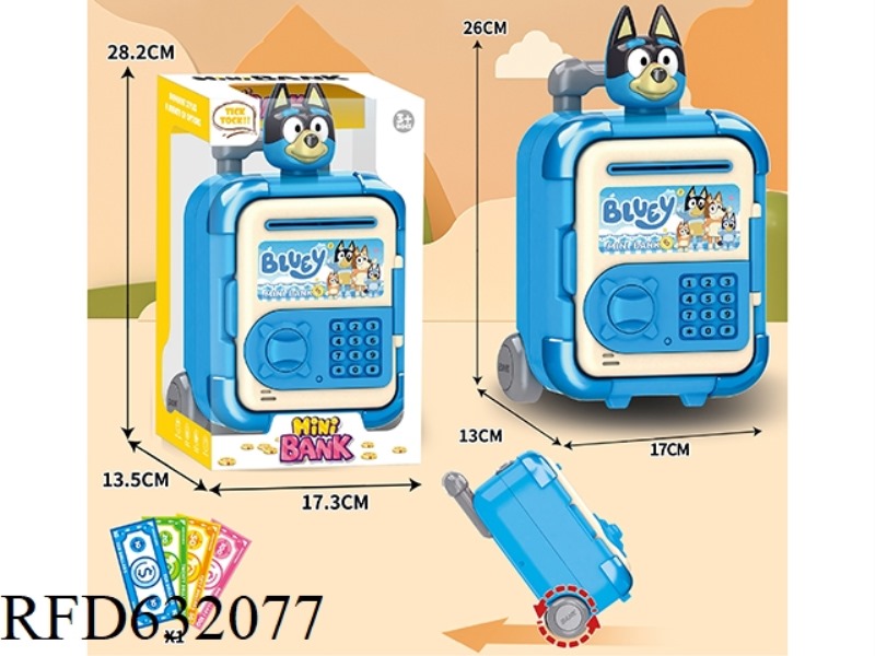 TROLLEY BOX CARTOON PIGGY BANK