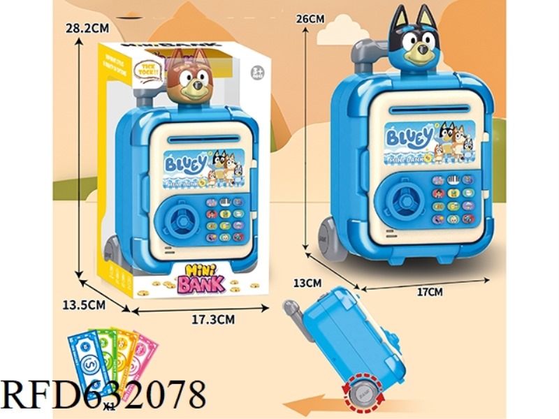 TROLLEY BOX CARTOON PIGGY BANK