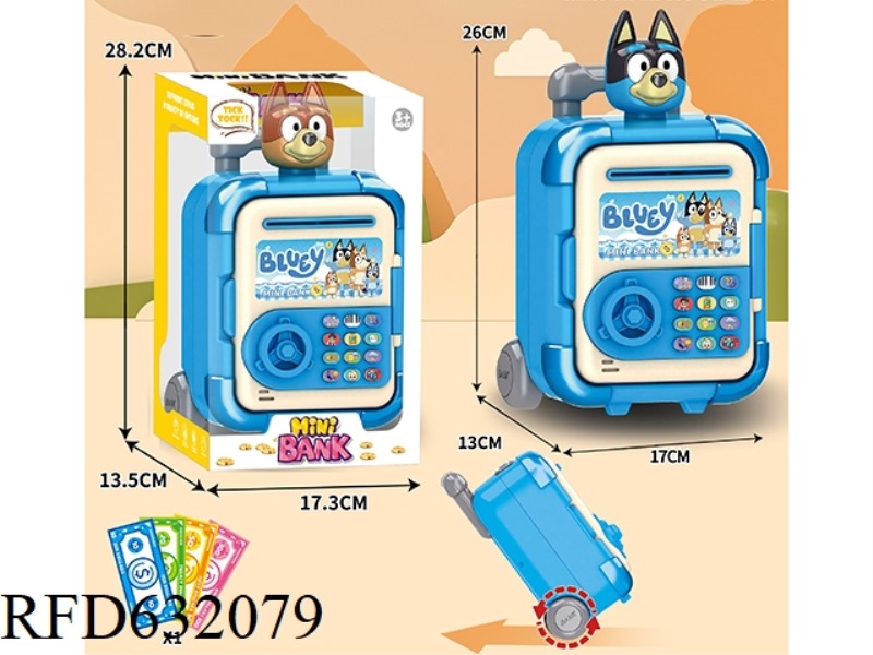 TROLLEY BOX CARTOON PIGGY BANK