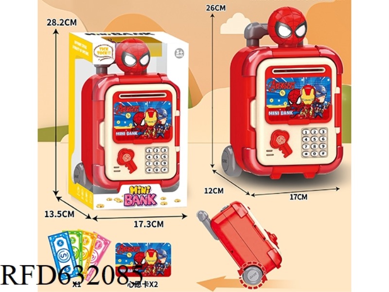 TROLLEY BOX CARTOON PIGGY BANK