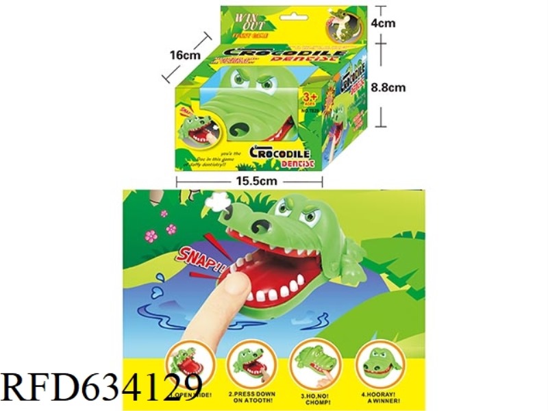 ENGLISH VERSION BITING HAND CROCODILE