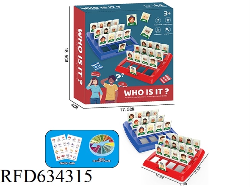 GUESS WHO I AM TRAFFIC CARD (SMALL)