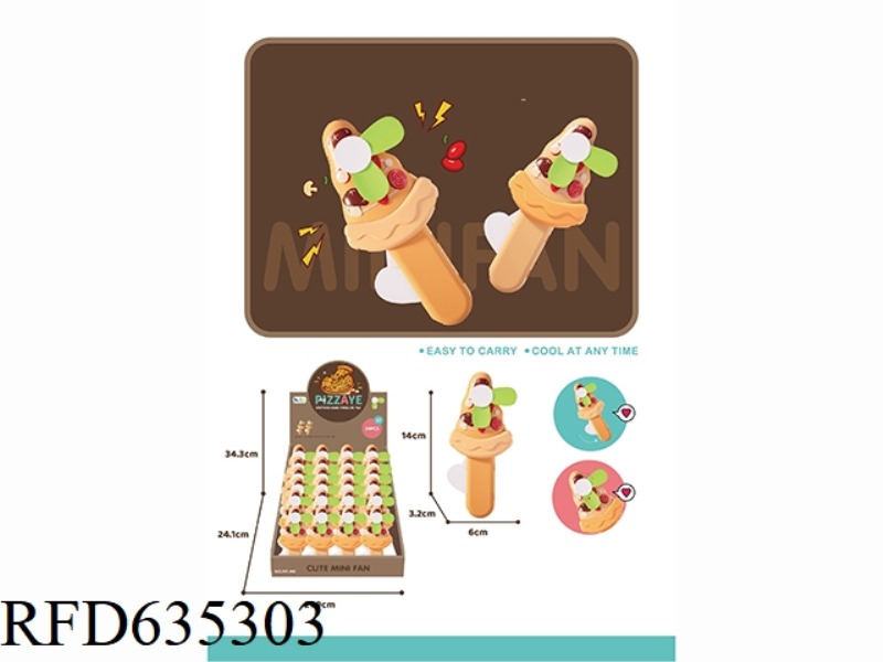 HAND PRESSED PIZZA FAN 24PCS/DB