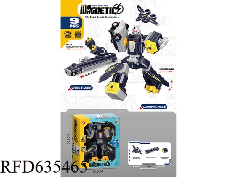 MAGNETOMETER ROBOT SOLDIER EDITION (9PCS)