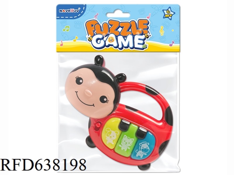 CARTOON INSECT TRICOLOR BUTTON FINGER PIANO