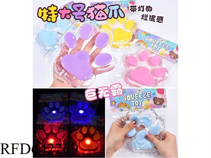 EXTRA-LARGE CAT CLAW PINCH LED LAMP