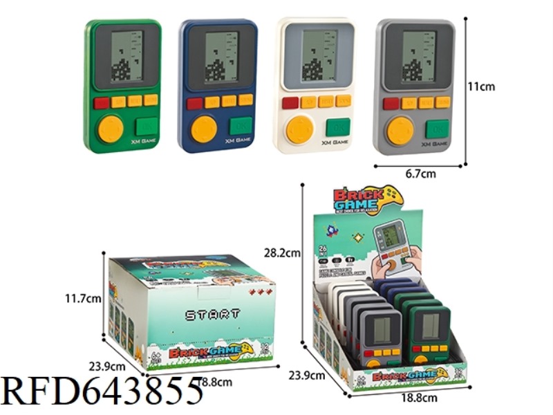 TETRIS GAME CONSOLE (MIDDLE SCREEN) 12PCS