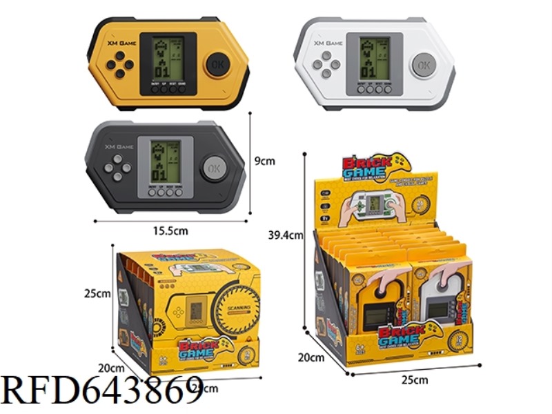 TETRIS GAME CONSOLE (MIDDLE SCREEN) 12PCS