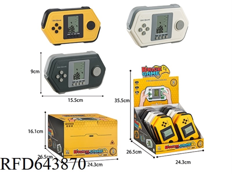 TETRIS GAME CONSOLE (MIDDLE SCREEN) 12PCS