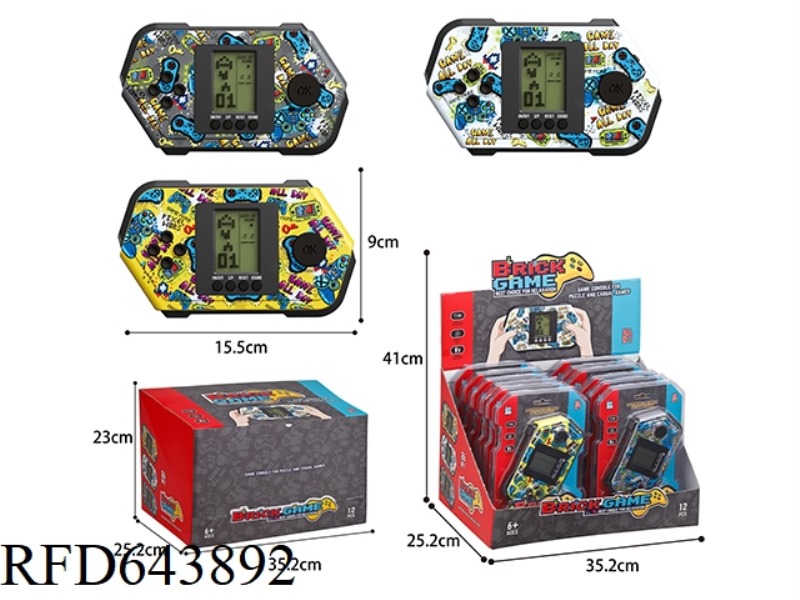 TETRIS GAME CONSOLE (MIDDLE SCREEN) 12PCS