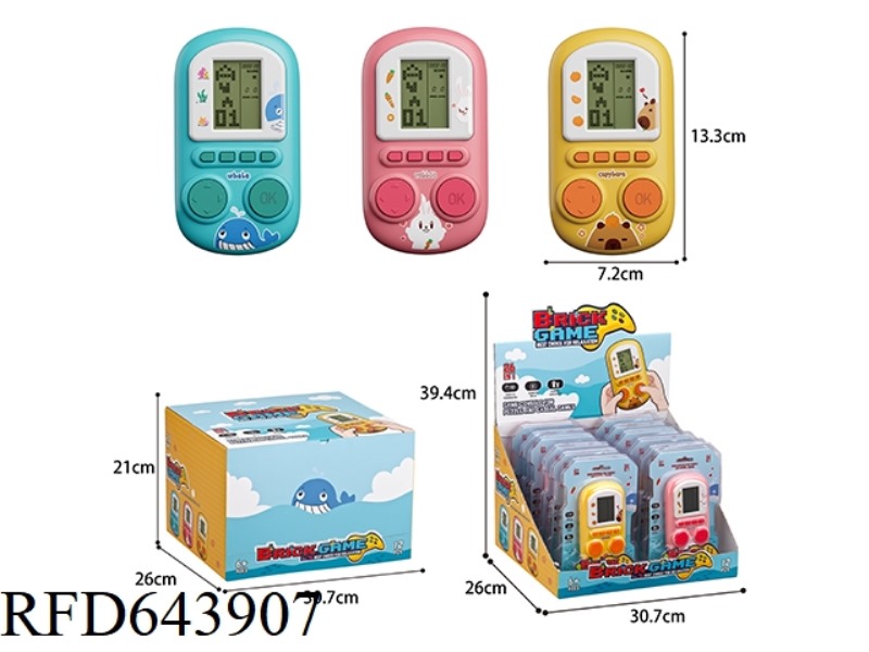 TETRIS GAME CONSOLE (MIDDLE SCREEN) 12PCS