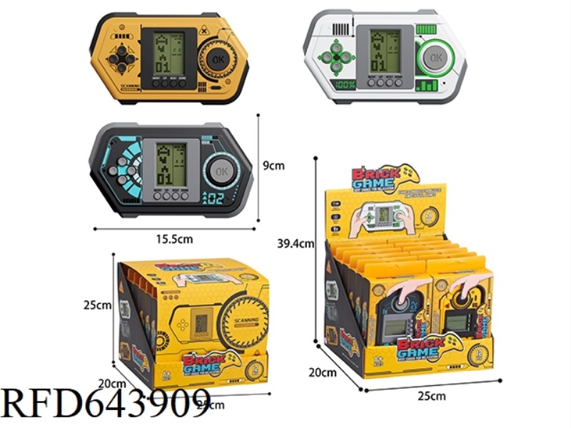 TETRIS GAME CONSOLE (MIDDLE SCREEN) 12PCS