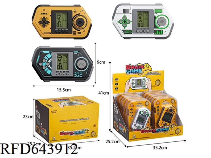 TETRIS GAME CONSOLE (MIDDLE SCREEN) 12PCS