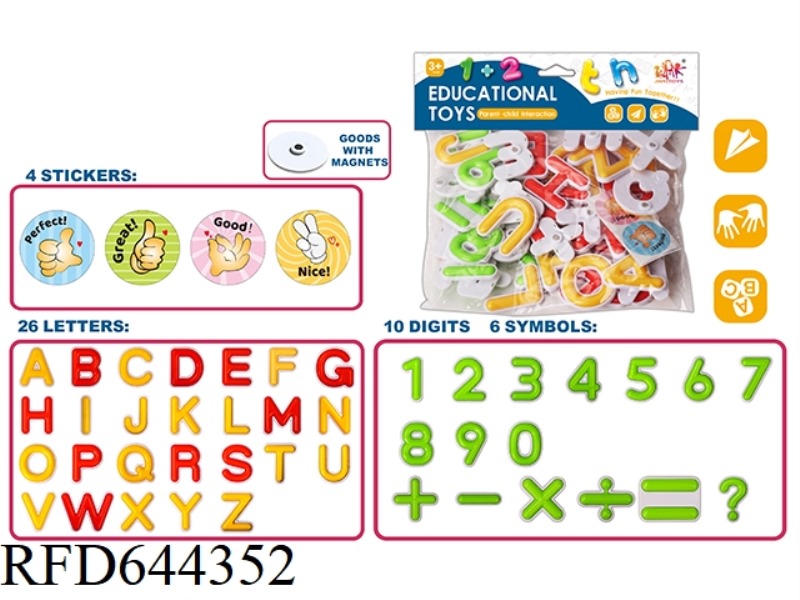 MAGNETIC LETTER STICKER