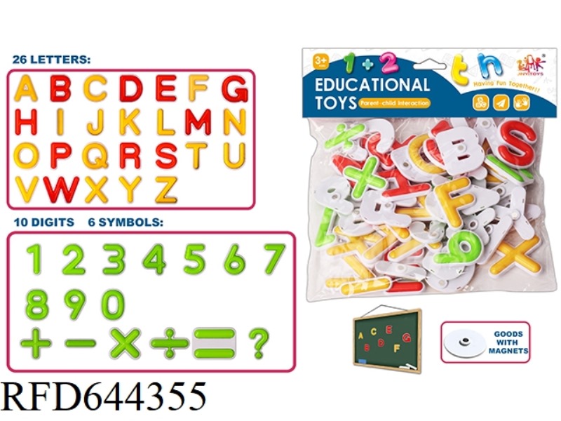 MAGNETIC LETTER STICKER