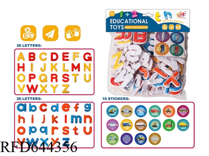 MAGNETIC LETTER STICKERS FOR CARS