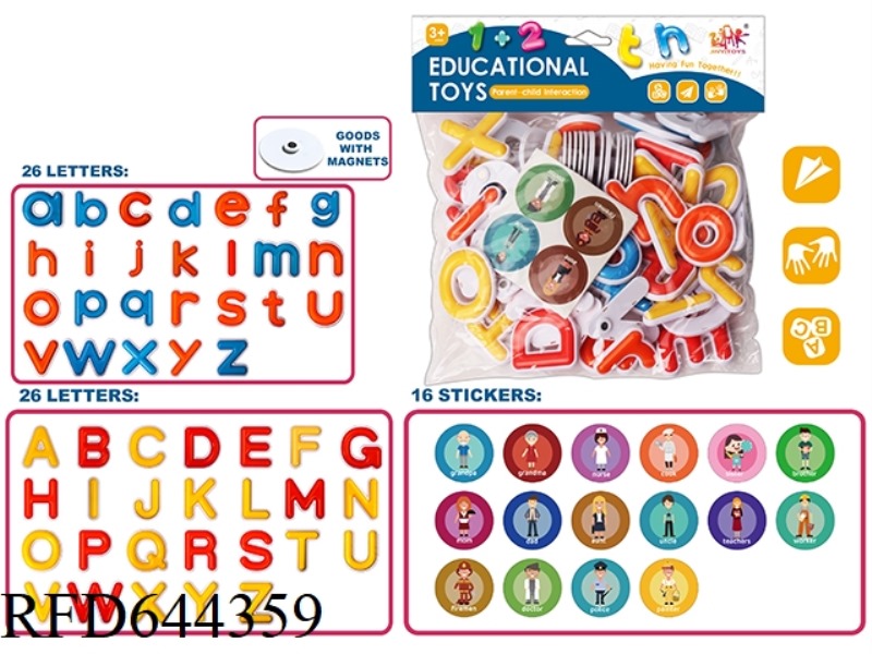 MAGNETIC LETTER STICKER