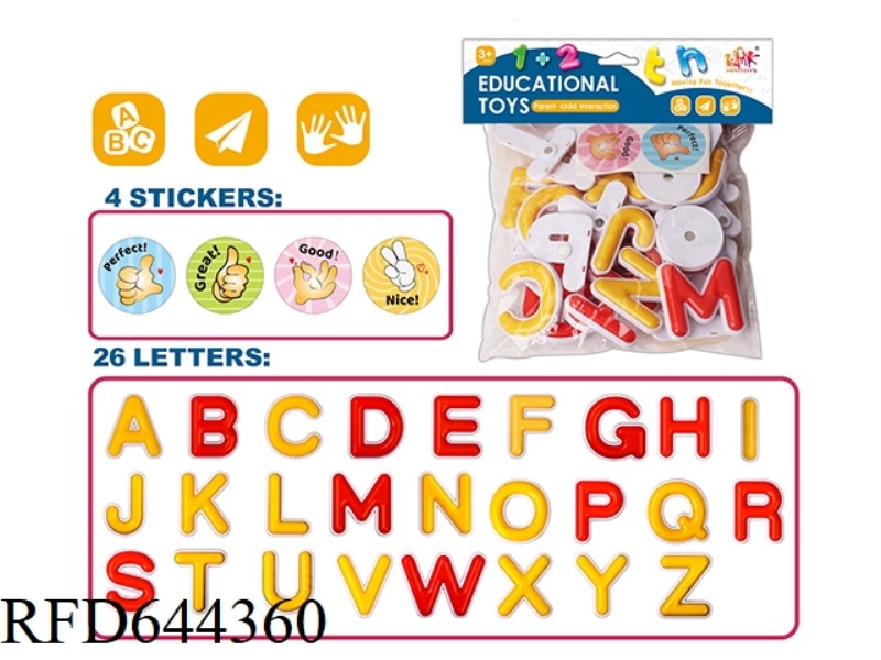 MAGNETIC LETTER STICKER