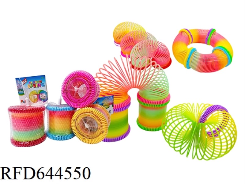 BUILDING BLOCK TWO-PIECE SET RAINBOW CIRCLE