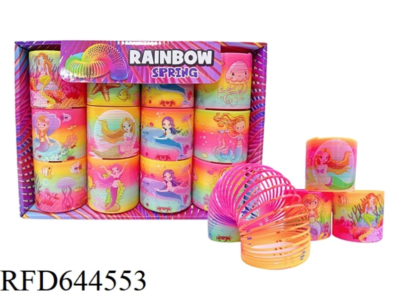 TAIWAN MERMAID PATTERN RAINBOW CIRCLE 12PCS