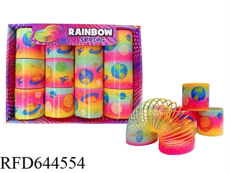 RAINBOW CIRCLE 12PCS WITH TAIWAN-COLORED XINGHE PATTERN.