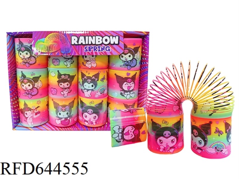 TAIWAN KUROMI PATTERN RAINBOW CIRCLE 12PCS