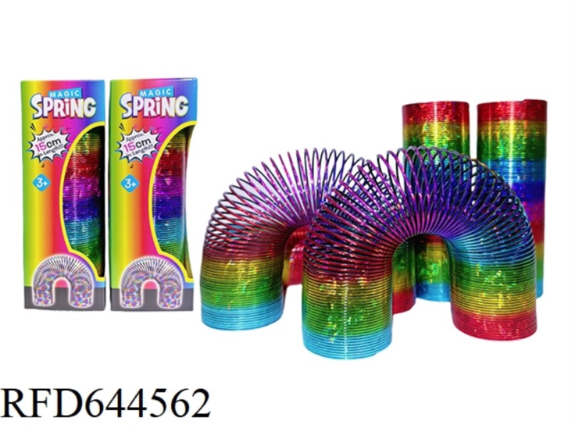 SUPER-LONG COLORFUL LASER RAINBOW CIRCLE