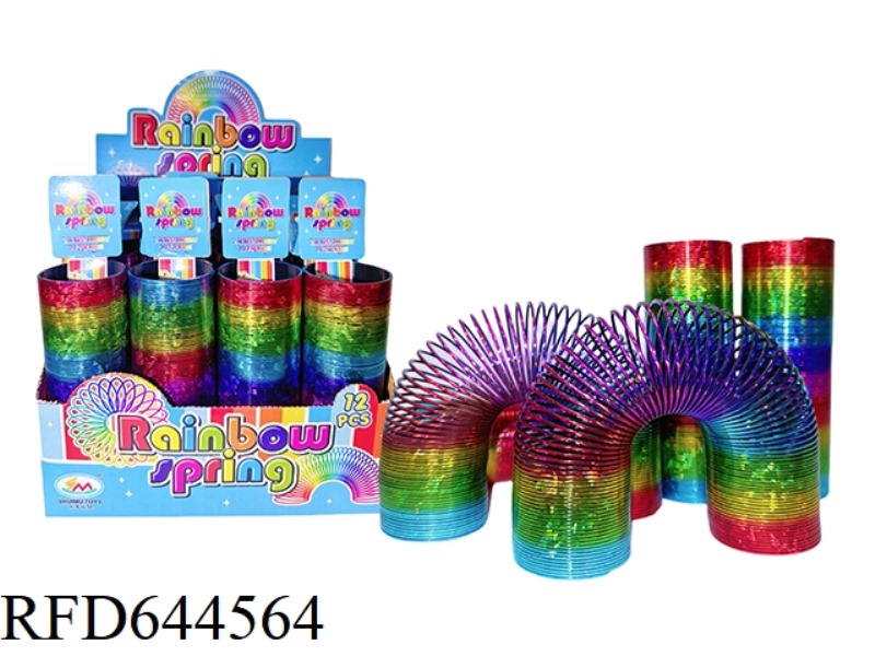 ULTRA-LONG COLORFUL LASER RAINBOW CIRCLE 12PCS