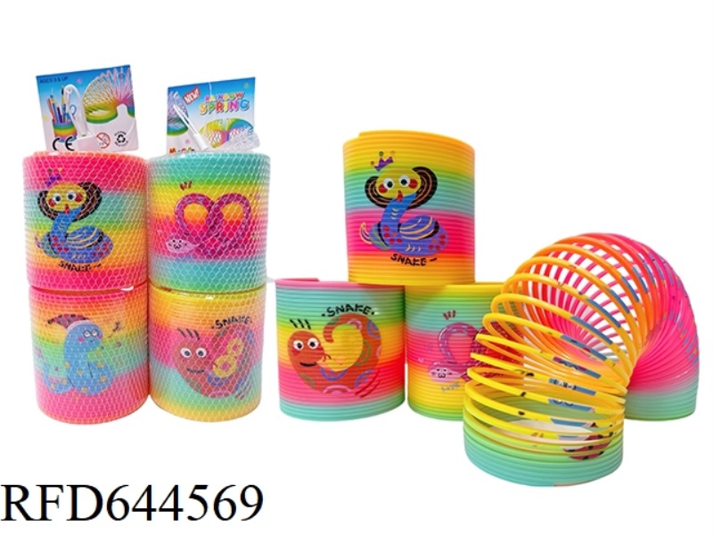 8.7*9 RAINBOW CIRCLE, A TAIWANESE CARTOON SNAKE.