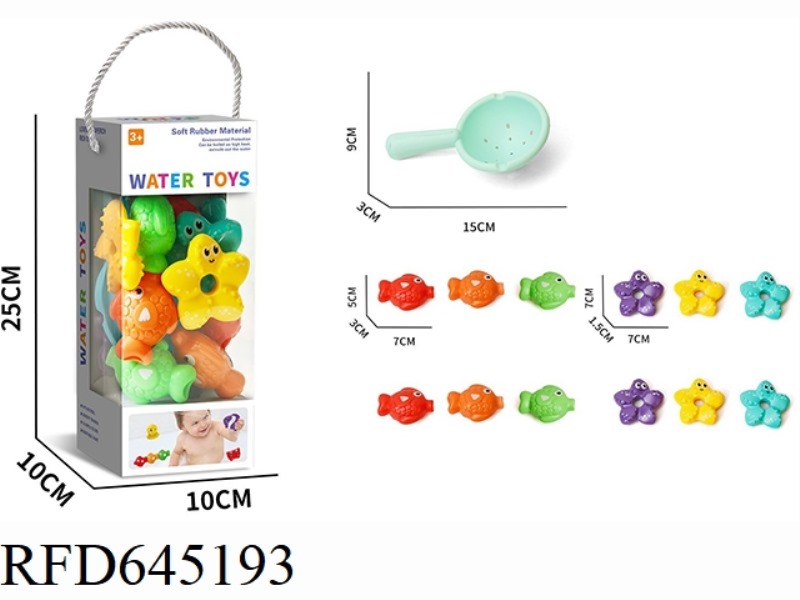 PLAY HOUSE SOFT GLUE SPRAY BATH SET