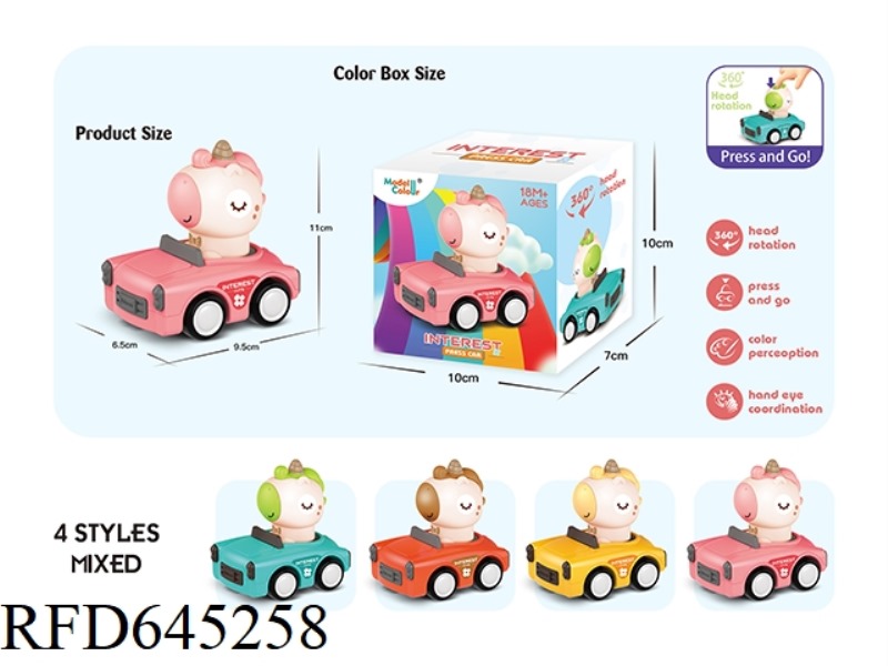 UNICORN PRESS THE CAR