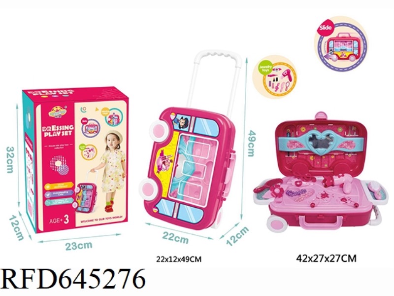 ACCESSORIES TROLLEY CASE + SUITCASE SET