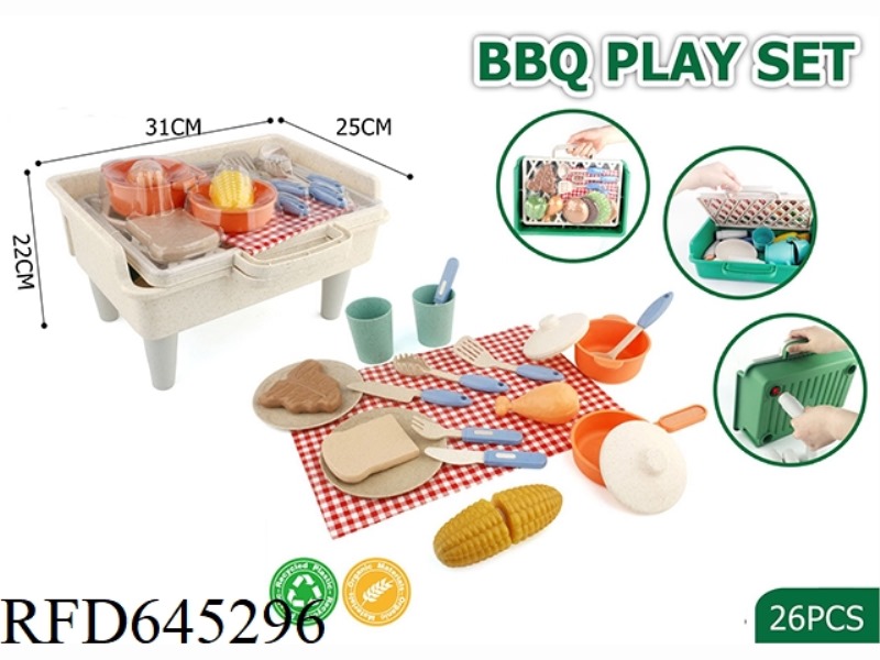 WHEAT STALK MATERIAL DIY HOME BARBECUE ISSUED TABLEWARE