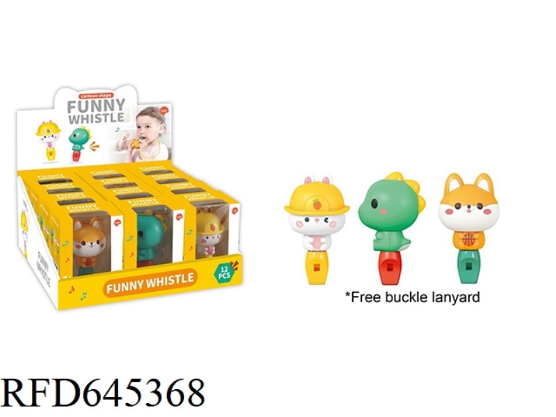CARTOON PET WHISTLE (12 BOXES/EXHIBITION BOX)