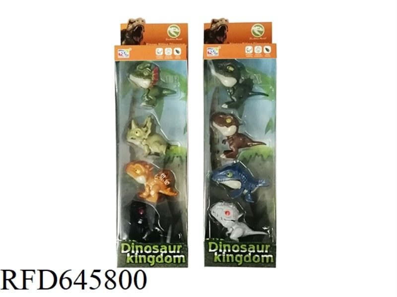 HAND-BITING DINOSAUR 4PCS