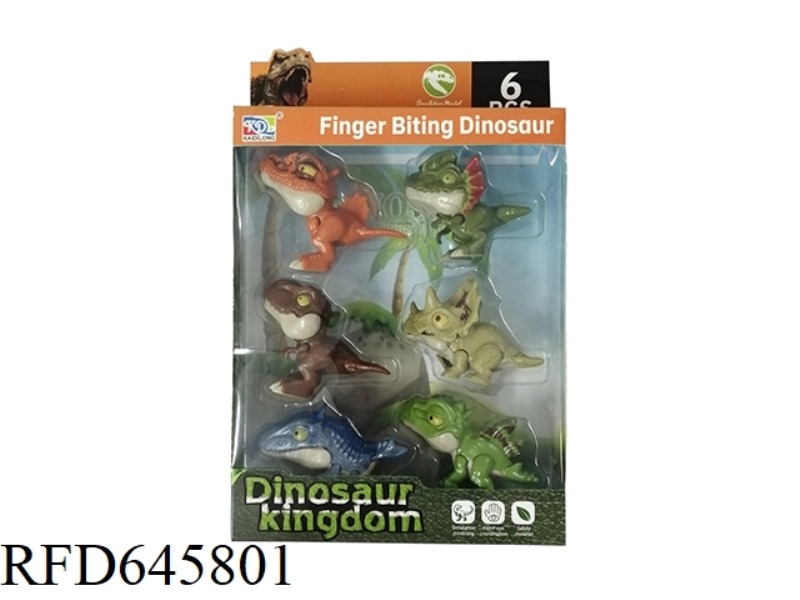 BITING DINOSAUR 6PCS