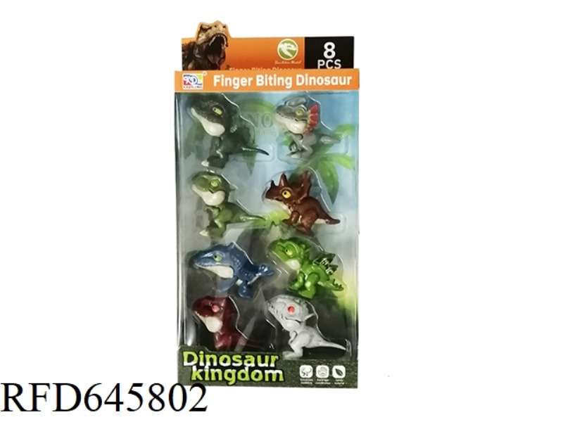 BITING DINOSAUR 8PCS