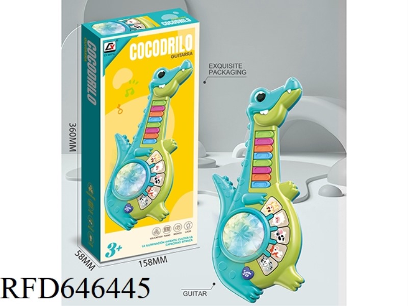 DINOSAUR CARTOON GUITAR