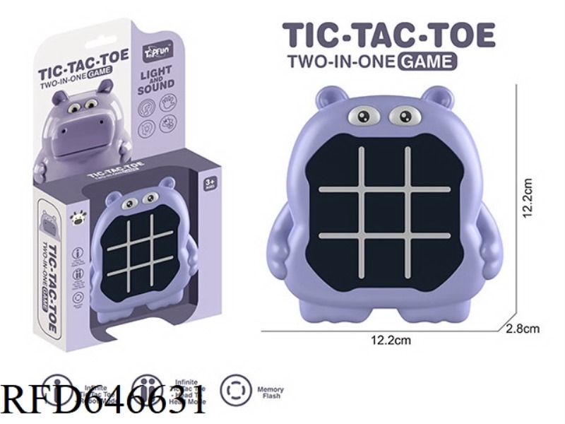 AI TIC-TAC-TOE/MEMORY GAME MACHINE (HIPPO)