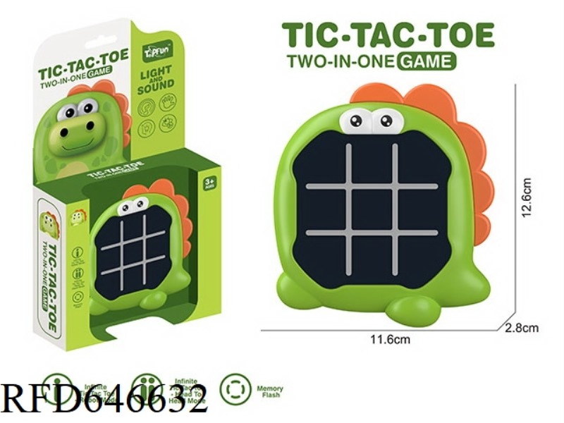 AI TIC-TAC-TOE/MEMORY GAME MACHINE (DINOSAUR)