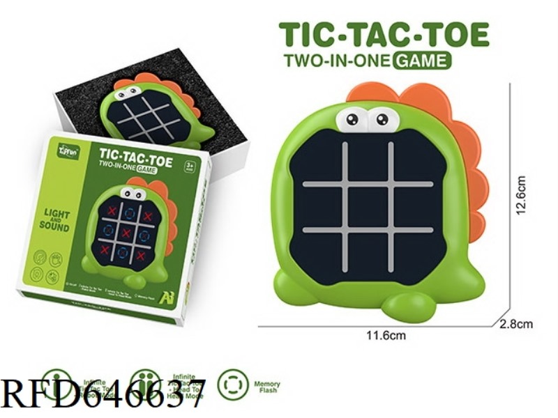 AI TIC-TAC-TOE/MEMORY GAME MACHINE (DINOSAUR)