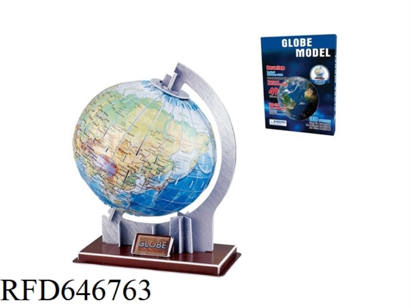 3D PUZZLE GLOBE 49 PCS