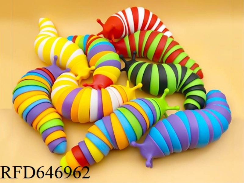 LARGE 19CM DECOMPRESSED SNOT CATERPILLAR