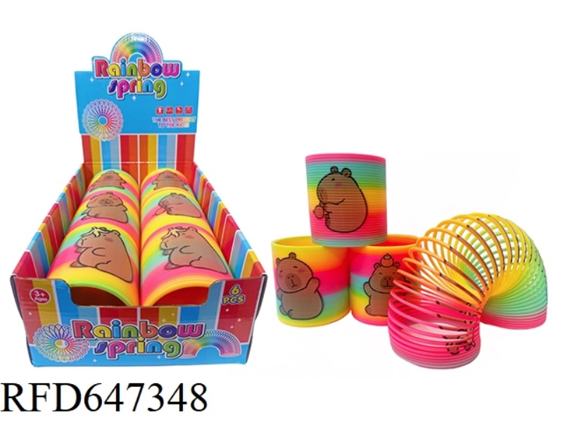 8.7*9 RAINBOW CIRCLE, A TAIWANESE CARTOON SNAKE.