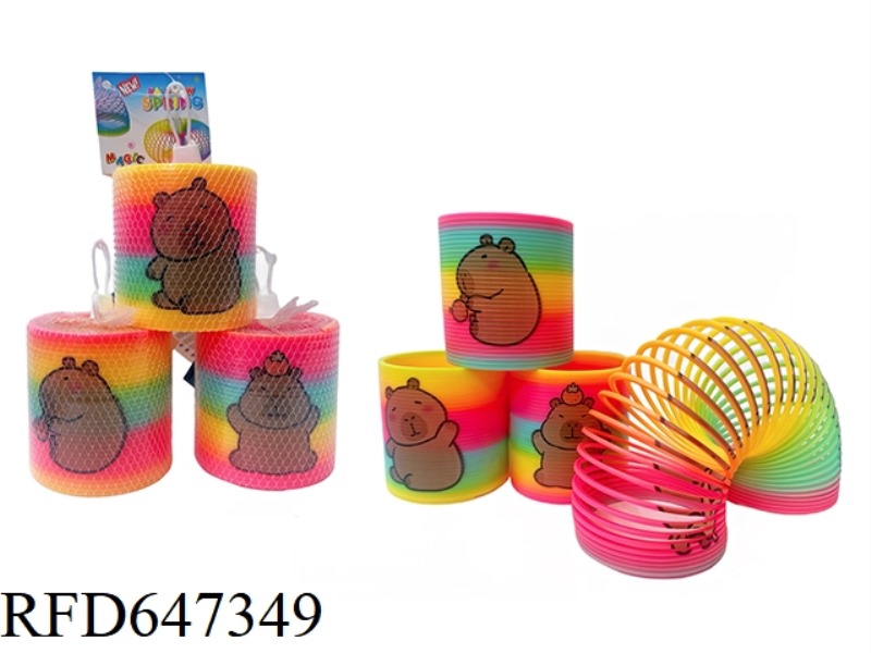 8.7*9 RAINBOW CIRCLE, A TAIWANESE CARTOON SNAKE.