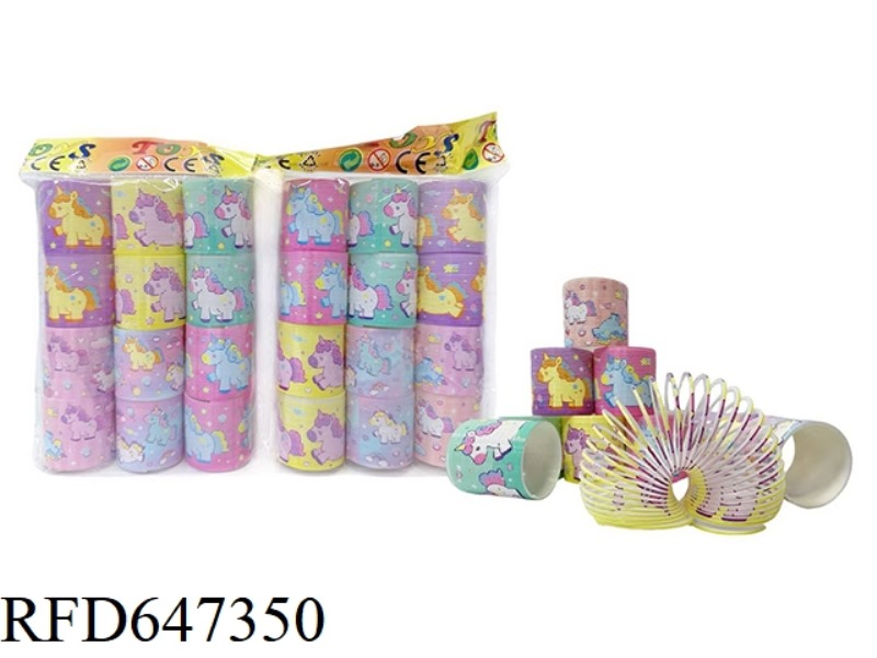 PRINT THE WHOLE CARTOON UNICORN RAINBOW CIRCLE.