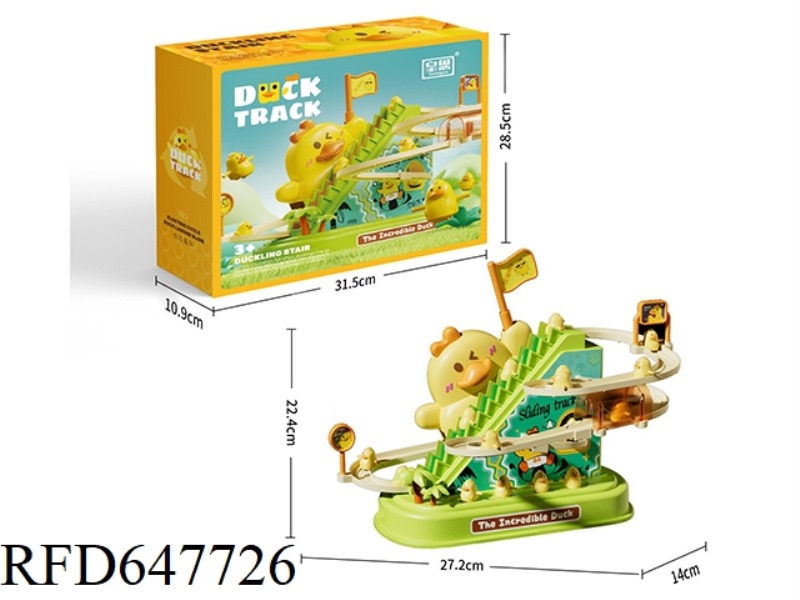 DUCKLING CLIMBS STAIRS - DUCK 6PCS